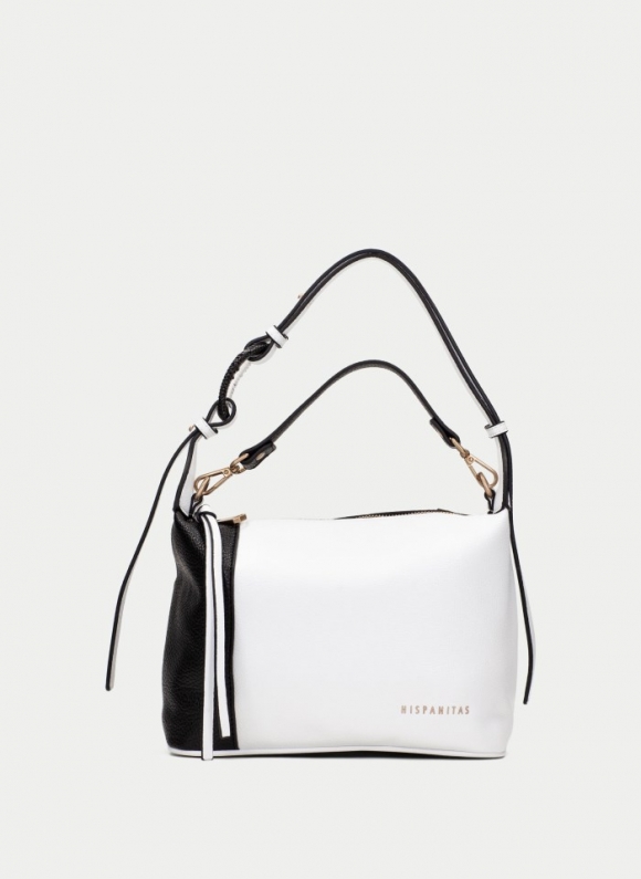 Hispanitas Bolso de Hombro blanco negro Hispanitas Bolso de Hombro blanco negro