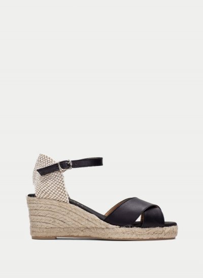 Hispanitas Espadrilles Yute Negro