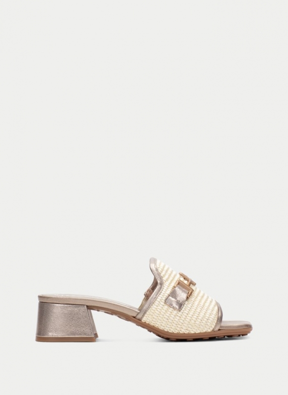 Hispanitas Sandalia Destalonada Dallas Latte Cava