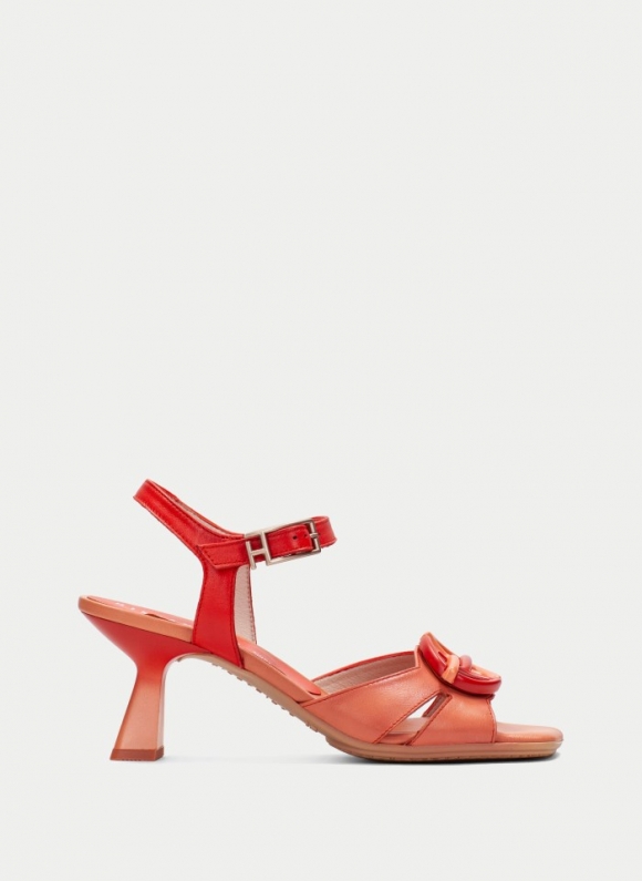 Hispanitas Sandalia Tacón Danielle Coral Scarlet