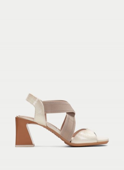 Hispanitas Sandalia Tacón Mallorca Crema