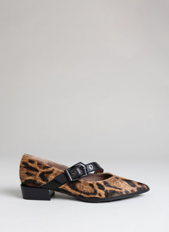 Hispanitas Bailarina Turin Leopardo Camel Negro