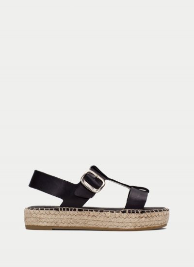 Hispanitas Espadrilles Yute Negro Hispanitas Espadrilles Yute Negro