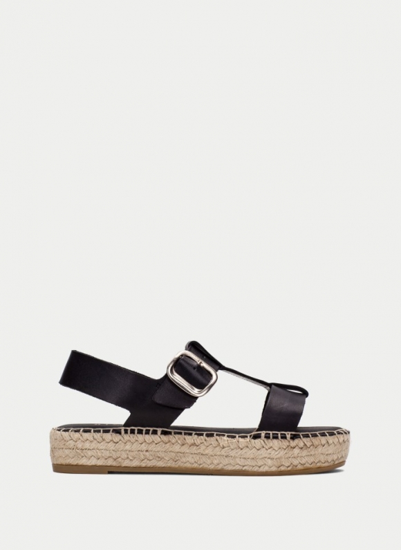 Hispanitas Espadrilles Yute Negro