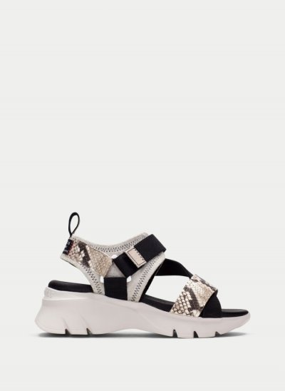 Hispanitas Sandalia Sport Dakar Python Negro