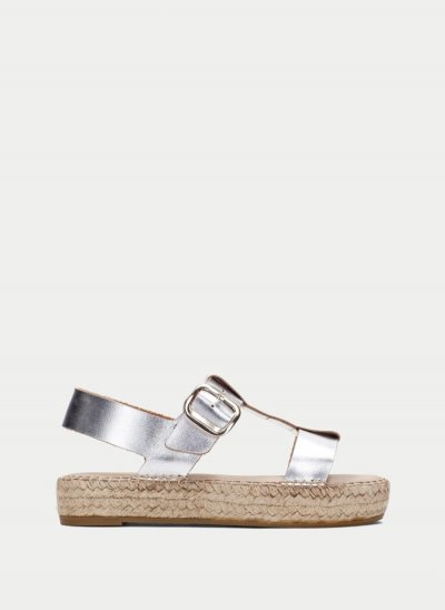 Hispanitas Espadrilles Yute Plata Hispanitas Espadrilles Yute Plata