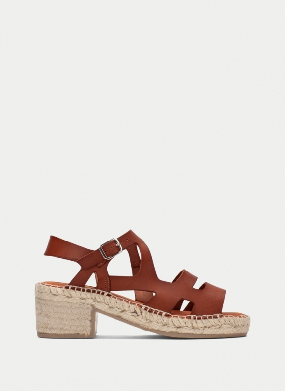 Hispanitas Espadrilles Yute Cuero