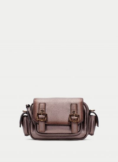 Hispanitas Bolso De Hombro Taupe Metalizado Hispanitas Bolso De Hombro Taupe Metalizado