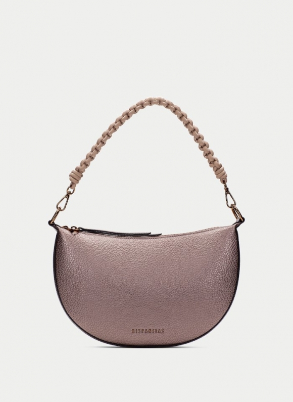 Hispanitas Hobo Taupe Metalizado Hispanitas Hobo Taupe Metalizado