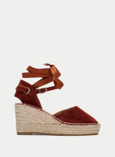 Hispanitas Espadrilles Yute Cuero Hispanitas Espadrilles Yute Cuero