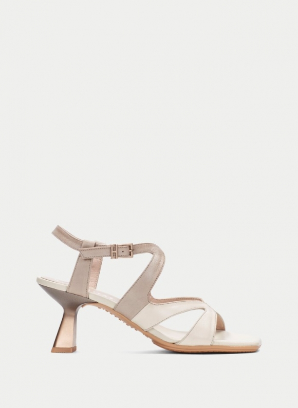 Hispanitas Sandalia Tacón Danielle Taupe Latte