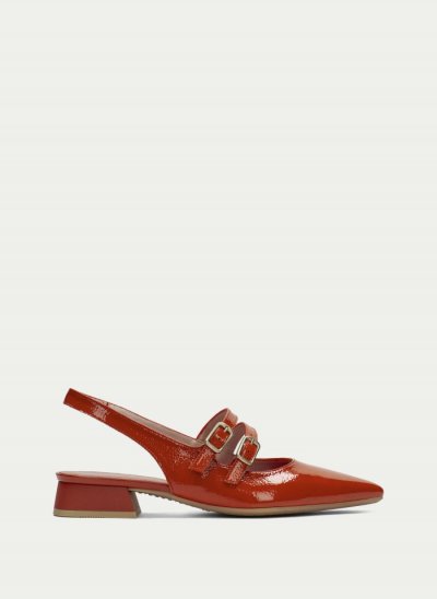Hispanitas Zapato Plano Dali Rojo