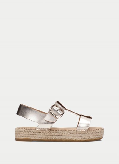 Hispanitas Espadrilles Yute Oro Hispanitas Espadrilles Yute Oro
