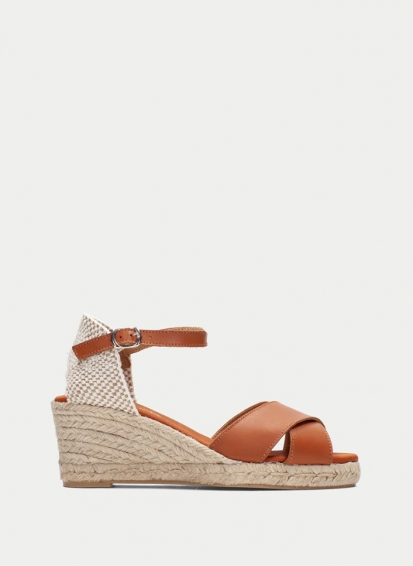 Hispanitas Espadrilles Yute Cuero
