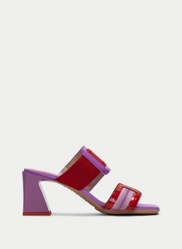 Hispanitas Sandalia Destalonada Mallorca Violet Rojo