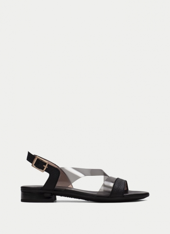 Hispanitas Sandalia Plana Lena Negro Hispanitas Sandalia Plana Lena Negro