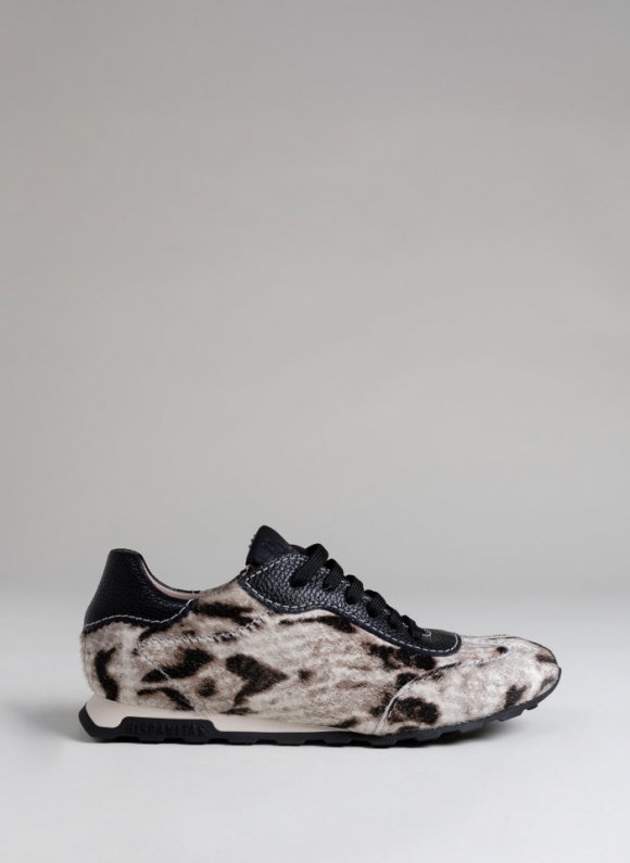 Hispanitas Deportivo Zinnia Leopardo Blanco Negro