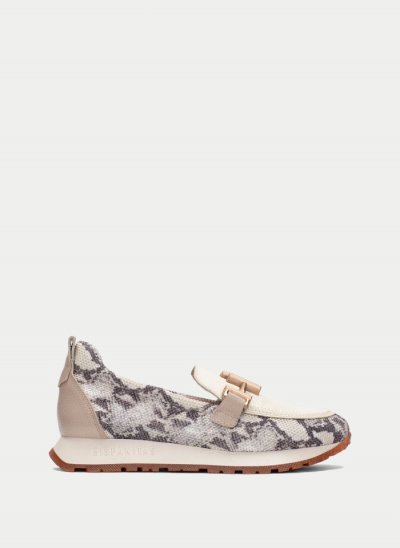 Hispanitas Mocasín Sport Kansas Python Taupe