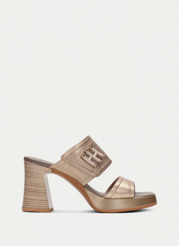 Hispanitas Sandalia Tacón Tahiti Oro