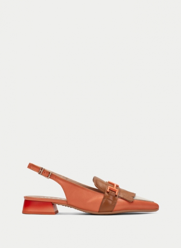 Hispanitas Zapato Plano Dali Cuero Coral