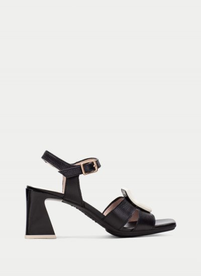 Hispanitas Sandalia Tacón Mallorca Negro