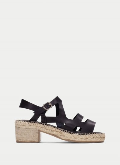 Hispanitas Espadrilles Yute Negro