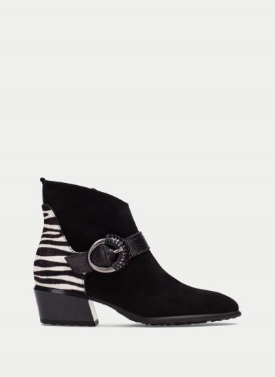 Hispanitas Botín Verona Negro Cebra