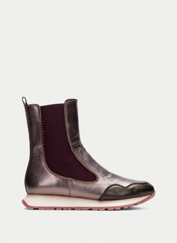 Hispanitas Botin Sport Kansas Taupe Metalizado Hispanitas Botin Sport Kansas Taupe Metalizado