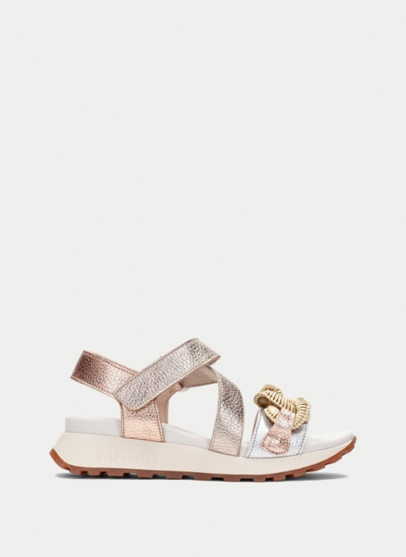 Hispanitas Sandalia Sport Maui Metalizados
