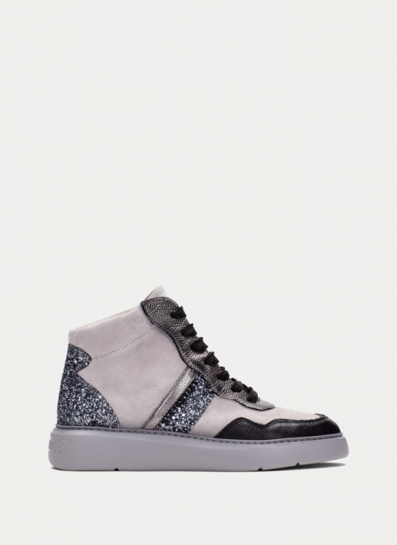 Hispanitas Deportivo Oceania Negro Gris Glitter Hispanitas Deportivo Oceania Negro Gris Glitter