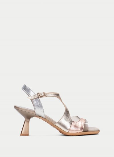 Hispanitas Sandalia Tacón Danielle Metalizados
