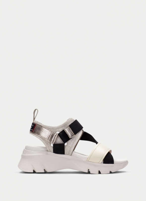 Hispanitas Sandalia Sport Dakar Latte Negro Cava
