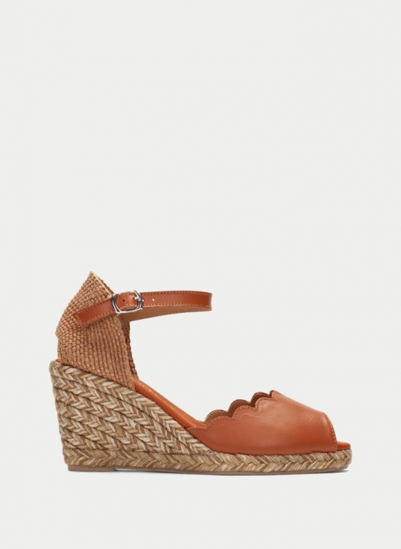 Hispanitas Espadrilles Yute Cuero Hispanitas Espadrilles Yute Cuero