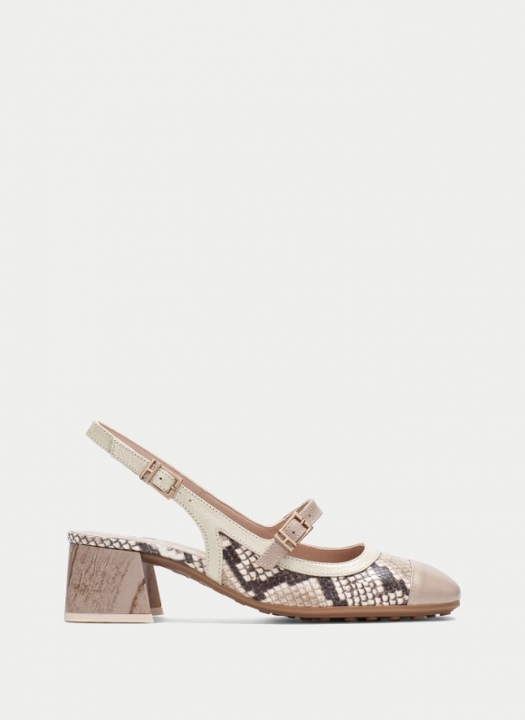 Hispanitas Destalonado Hanoi Python Taupe Hispanitas Destalonado Hanoi Python Taupe