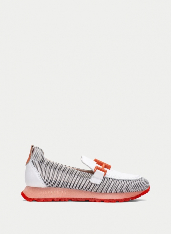 Hispanitas Mocasín Sport Kansas Blanco Coral