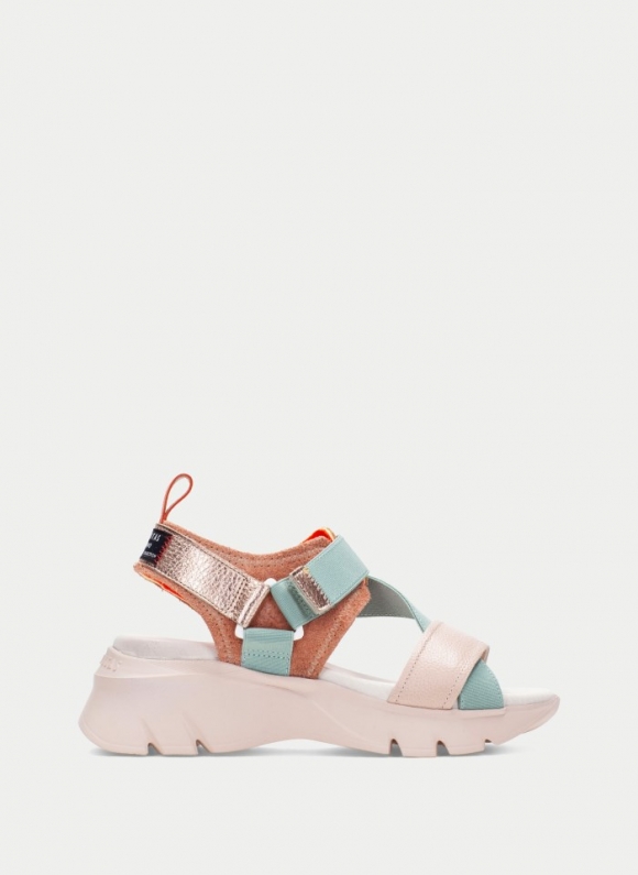 Hispanitas Sandalia Sport Dakar Nude Eucalipto Coral