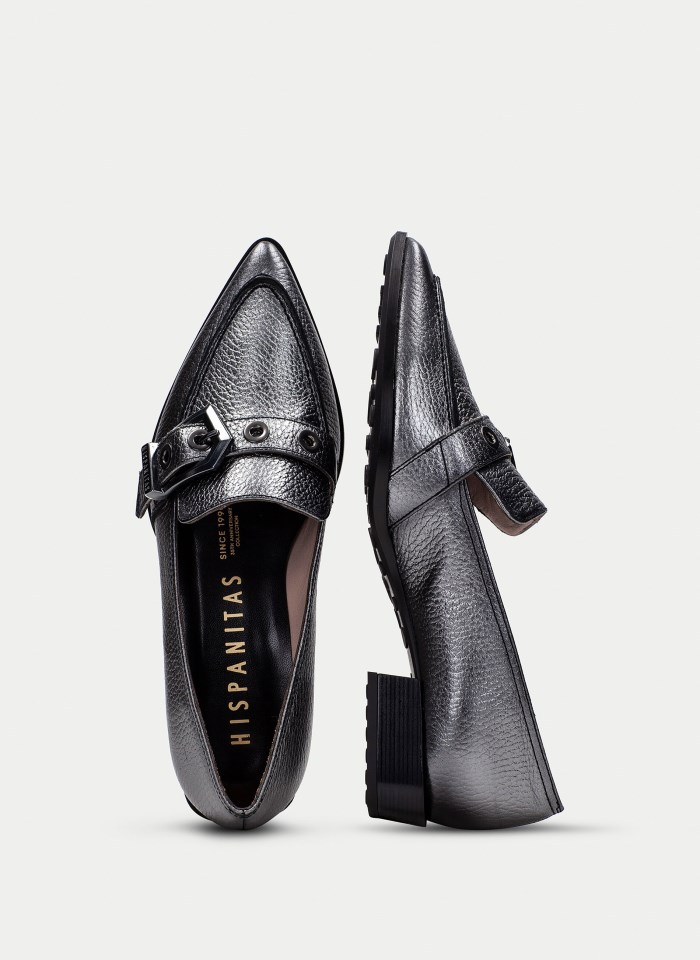 Hispanitas Mocasín Turin Plomo