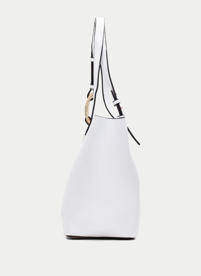 Hispanitas Shopper Bag blanco taupe