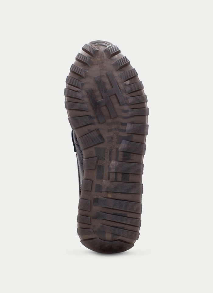 Hispanitas Mocasín Sport Loira Azul Metalizado