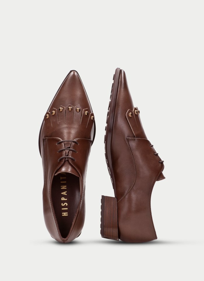 Hispanitas Zapato Plano Turin Avellana