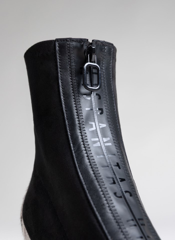 Hispanitas Botín Atlanta Leopardo Blanco Negro