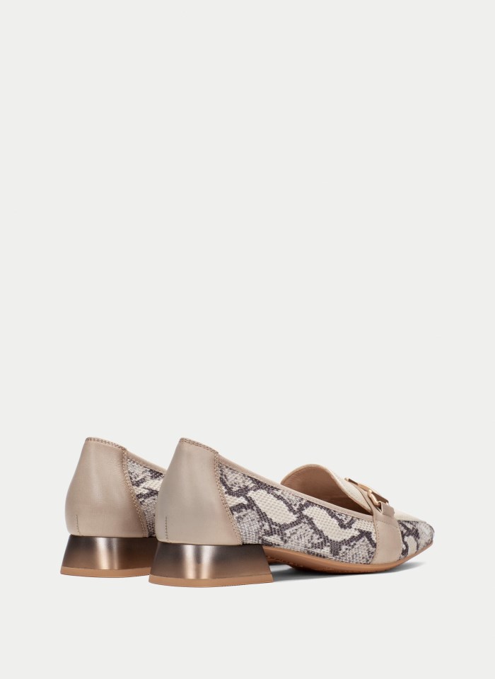 Hispanitas Mocasín Dali Python Taupe