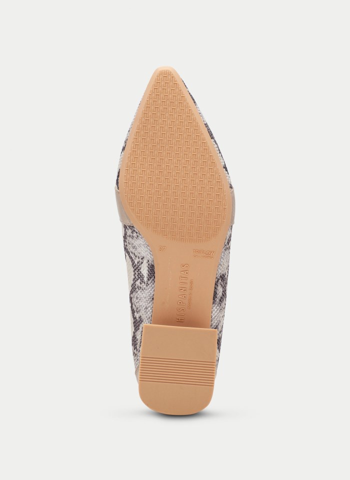Hispanitas Mocasín Dali Python Taupe