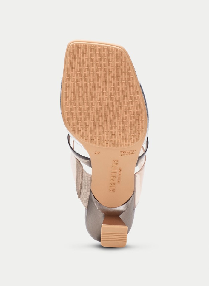 Hispanitas Sandalia Destalonada Danielle Plata Oro