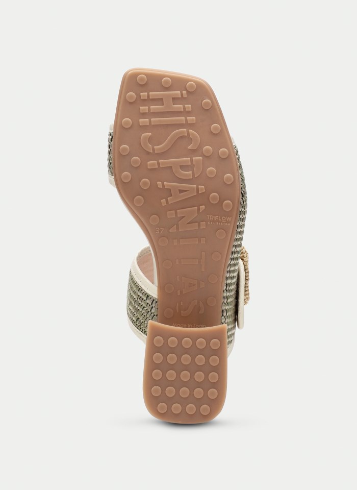 Hispanitas Sandalia Destalonada Dallas Eucalipto