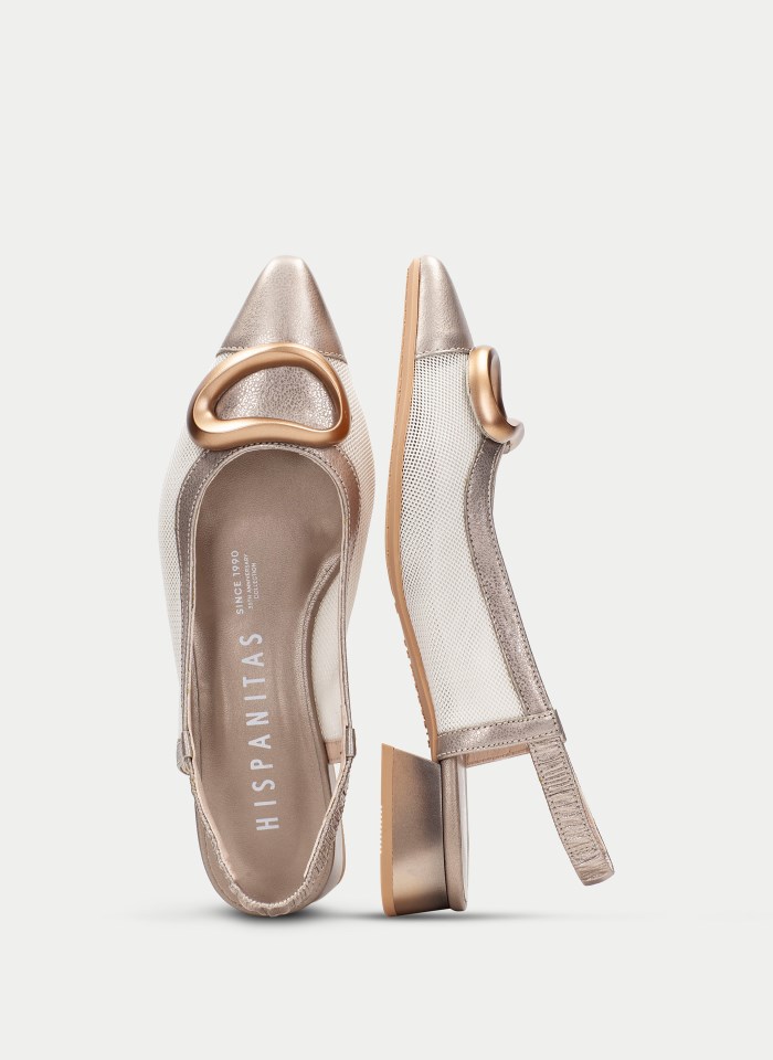 Hispanitas Zapato Plano Dali Blanco Cava