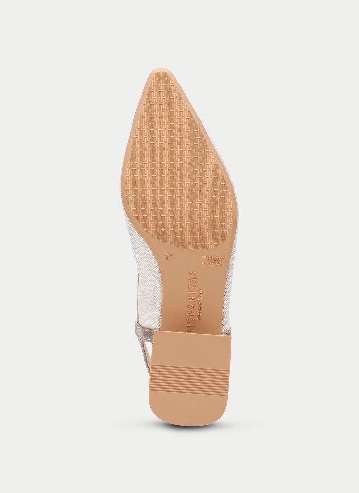 Hispanitas Zapato Plano Dali Blanco Cava