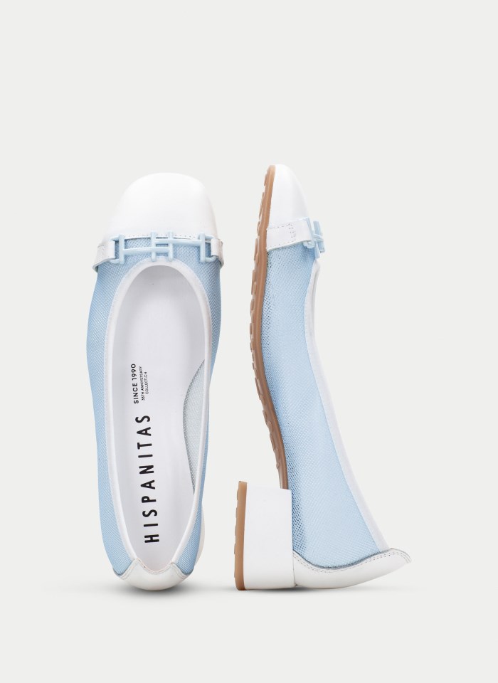 Hispanitas Bailarina Oporto Blanco Celeste