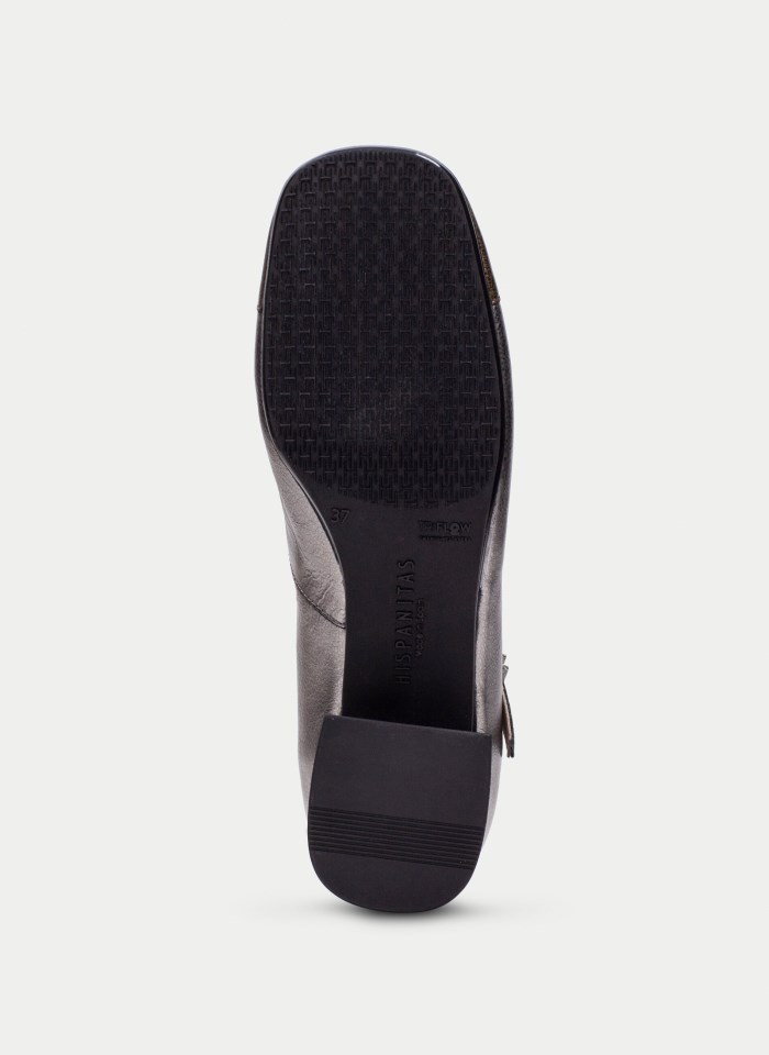 Hispanitas T Strap Manila Oro Acero