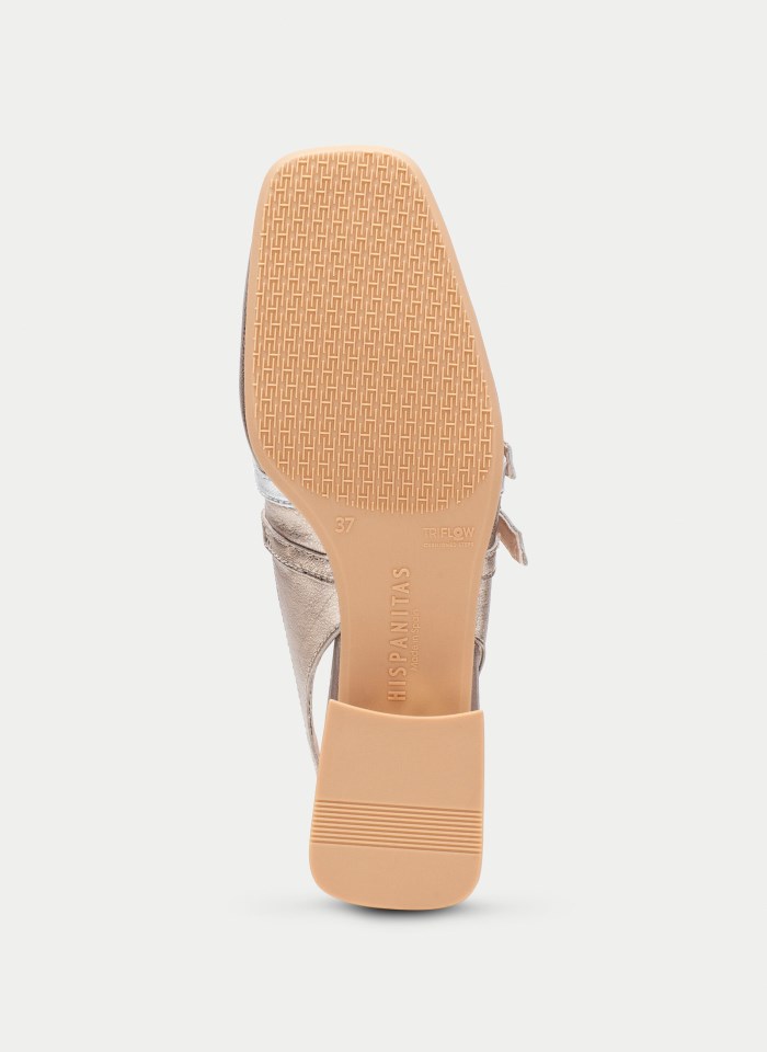 Hispanitas Zapato Plano Aruba Oro